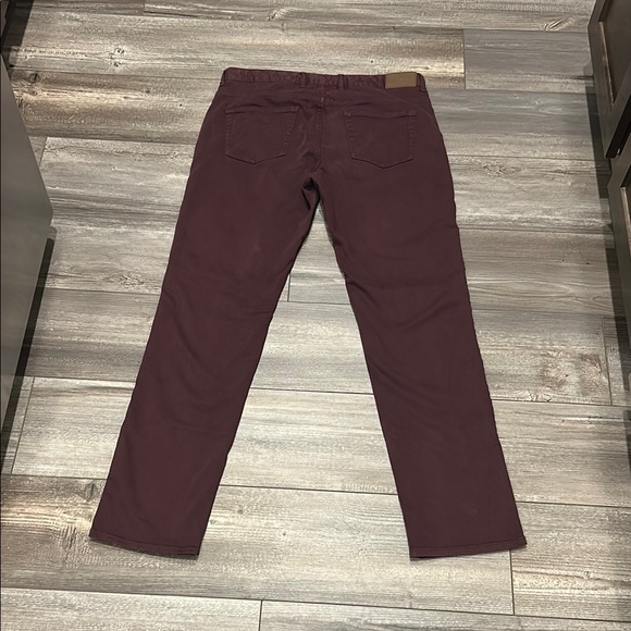 Peter Millar Men's Dress Pants - Burgundy - Picture 7 of 8